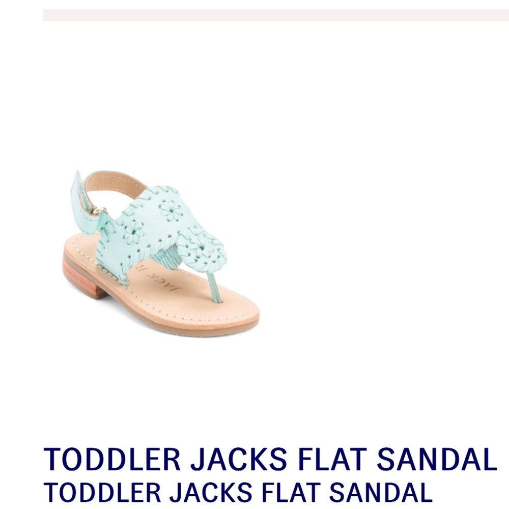 Toddler Jacks Flat Sandal - Turquoise
